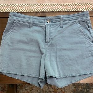 Prana Women’s Washed Blue Sancho Shorts.
